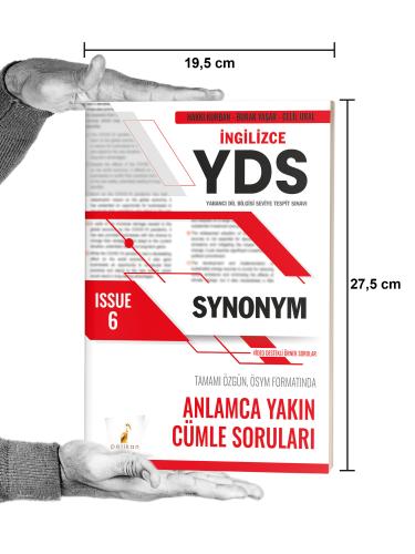 YDS İngilizce Synonym Issue 6 Hakkı Kurban