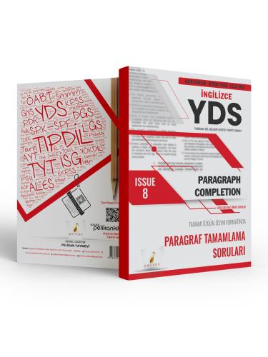 YDS İngilizce Paragraph Completion Issue 8 Hakkı Kurban