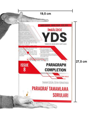 YDS İngilizce Paragraph Completion Issue 8 Hakkı Kurban