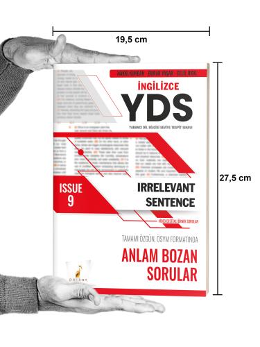 YDS İngilizce Irrelevant Sentence Issue 9 Hakkı Kurban