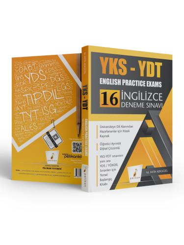 YKS-YDT English Practice Exams 16 İngilizce Deneme Sınavı M. Fatih Adı