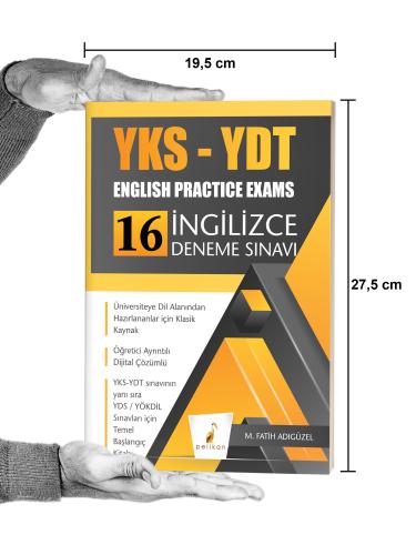 YKS-YDT English Practice Exams 16 İngilizce Deneme Sınavı M. Fatih Adı