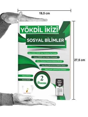 YÖKDİL İkizi Sosyal Bilimler 2 Özgün Deneme Sınavı Dijital Çözümlü Gür