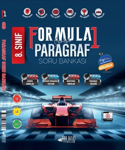 Son Viraj Yayınları 8. Sınıf LGS Paragraf Formula 1 Serisi Soru Bankas