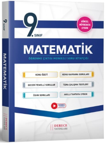 Derece Yayınları 9. Sınıf Matematik Modüller Set Komisyon