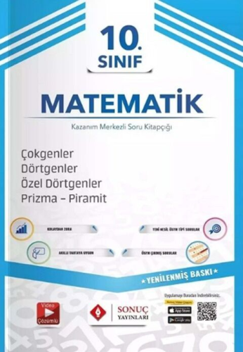 Sonuç Yayınları 10. Sınıf Matematik Çokgenler Dörtgenler Özel Dörtgenl