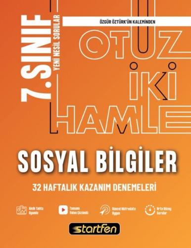 Startfen Yayınları 7. Sınıf Sosyal Bilgiler 32 Haftalık Kazanım Deneme