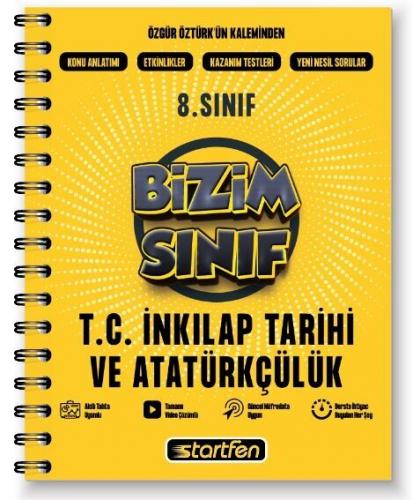 Startfen Yayınları 8. Sınıf İnkılap Tarihi ve Atatürkçülük Bizim Sınıf