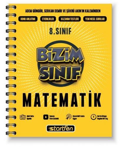 Startfen Yayınları 8. Sınıf Matematik Bizim Sınıf Defter Komisyon