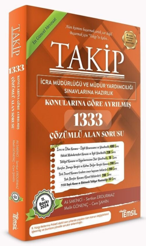 TAKİP İcra Müdürlüğü ve Müdür Yardımcılığı Sınavı Alan Bilgisi Soru Ba