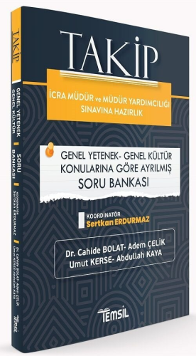 TAKİP İcra Müdürlüğü ve Müdür Yardımcılığı Sınavına Hazırlık Cahide Bo