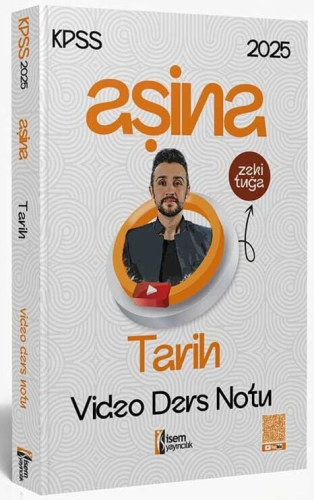 İsem Yayınları 2025 KPSS Tarih Aşina Video Ders Notu Zeki Tuğa