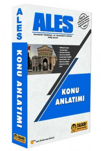 KELEPİR Tasarı Yayınları ALES Konu Anlatımı Komisyon