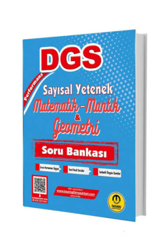 Tasarı Yayınları 2025 DGS Sayısal Yetenek Matematik Mantık Geometri So