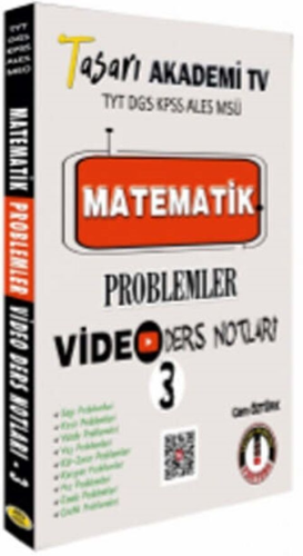 KELEPİR Tasarı Yayınları Matematik Problemler Video Ders Notları 3 Cem