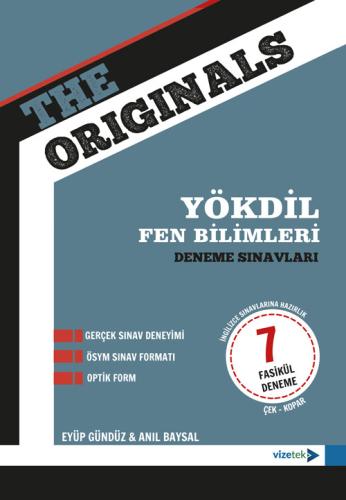 YÖKDİL Kitapları, - Vizetek Yayınları - The Originals YÖKDİL Fen Bilim