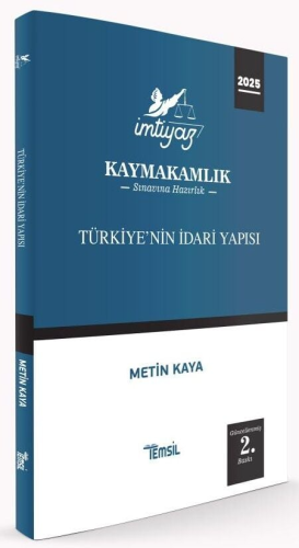 İmtiyaz Türkiye'nin İdari Yapısı Kaymakamlık Konu Anlatım Kitabı Metin