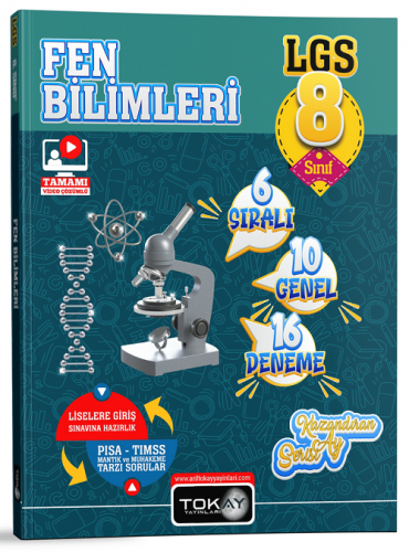 Tokay Yayınları 8. Sınıf LGS Fen Bilimleri 16 lı Branş Denemeleri Komi