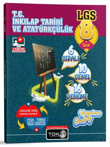 Tokay Yayınları 8. Sınıf LGS TC İnkılap Tarihi ve Atatürkçülük 16 lı B