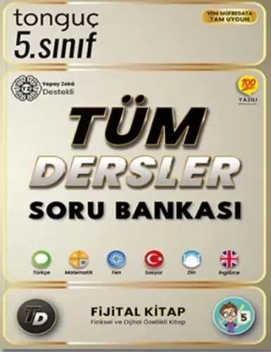 Tonguç Akademi 5. Sınıf Tüm Dersler Soru Bankası Komisyon