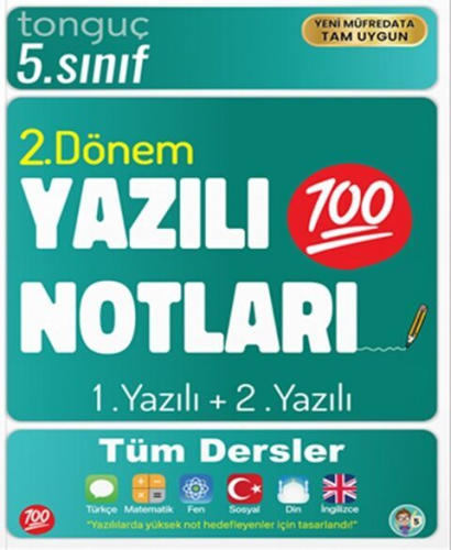 - Tonguç Yayınları - Tonguç Akademi 5. Sınıf Yazılı Notları 2. Dönem 1