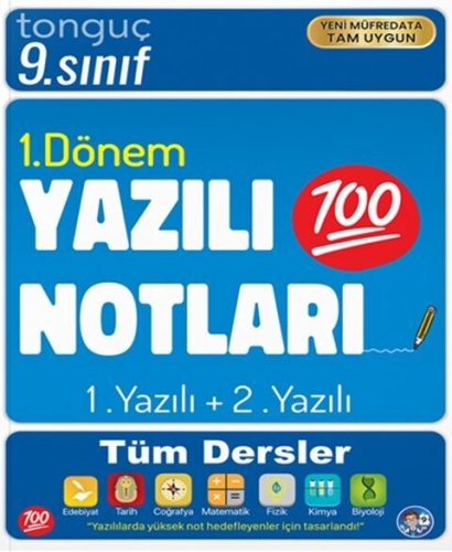 Tonguç Akademi 9. Sınıf Yazılı Notları 1. Dönem 1 ve 2. Yazılı Komisyo