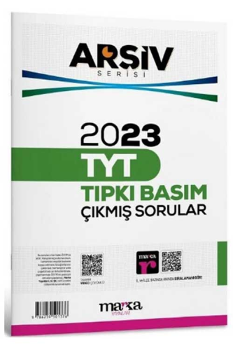 Marka Yayınları TYT Arşiv Serisi 2023 Çıkmış Sorular Çözümlü Tıpkı Bas