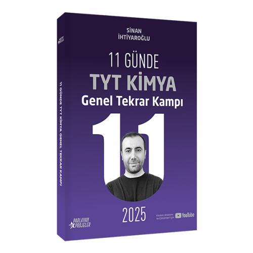 Sinan İhtiyaroğlu 2025 11 Günde TYT Kimya Genel Tekrar Kampı Video Der