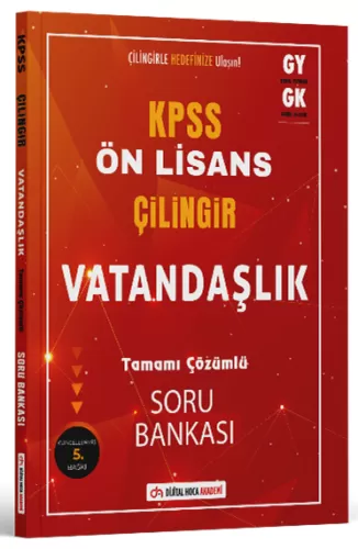 Dijital Hoca KPSS Ön Lisans Vatandaşlık Çilingir Soru Bankası Çözümlü 