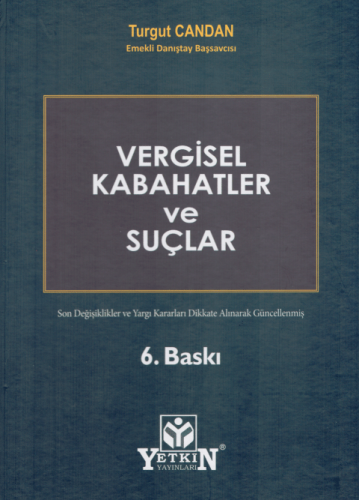 Vergisel Kabahatler ve Suçlar Turgut Candan