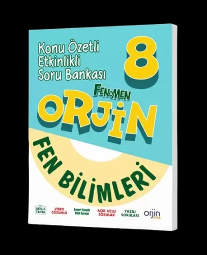 Orjin 8. Sınıf Bilimleri Konu Özetli Etkinlikli Soru Bankası