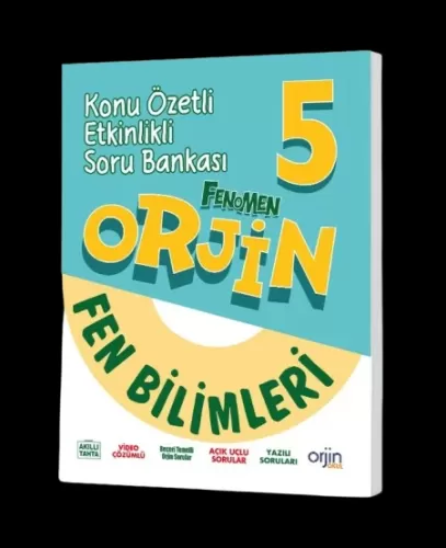 Orjin 5. Sınıf Fen Bilimleri Konu Özetli Etkinlikli Soru Bankası Komis