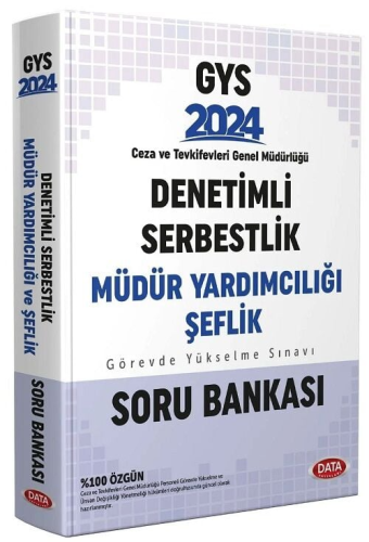 Data Yayınları 2024 Ceza ve Tevkifevleri Denetimli Serbestlik Müdür Ya