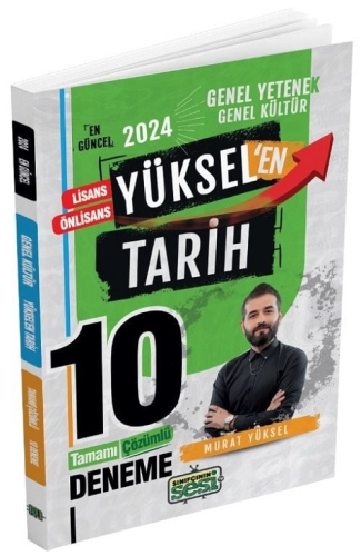 Sınıfçının Sesi 2024 KPSS Yükselen Tarih 10 Deneme Çözümlü Murat Yükse