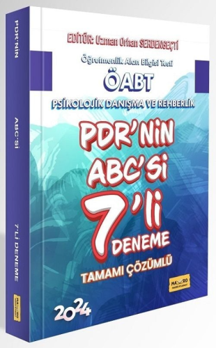 Makro Kitap 2024 ÖABT PDR'nin ABC'si Psikolojik Danışma ve Rehber Öğre