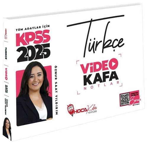 Hoca Kafası Yayınları 2025 KPSS Türkçe Video Kafa Notlar Öznur Saat Yı