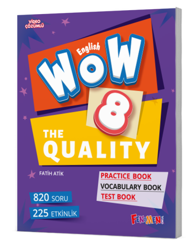 Fenomen Okul Wow English 8. Sınıf The Quality Practice Book Vocabulary