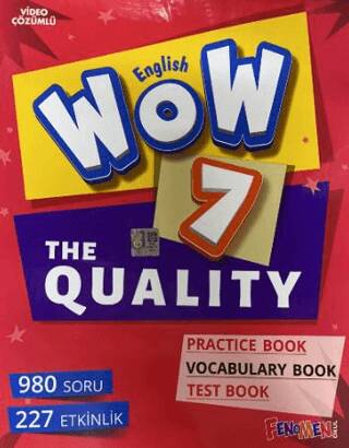 Fenomen Okul Wow English 7. Sınıf The Quality + Practice Book + Vocabu