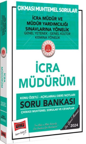 Yargı Yayınları 2024 Adalet Bakanlığı İcra Müdür ve Müdür Yardımcılığı