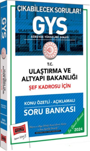 Yargı Yayınları 2024 GYS Ulaştırma ve Altyapı Bakanlığı Şef Kadrosu İç