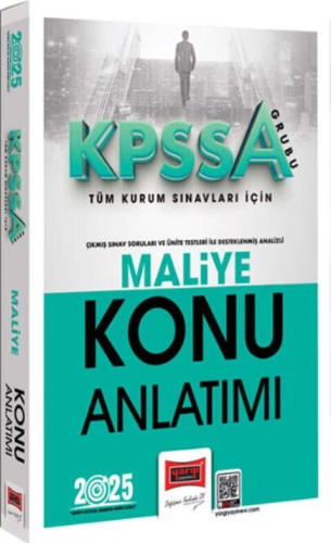 Yargı Yayınları 2025 KPSS A Grubu ve Tüm Kurumlar İçin Maliye Konu Anl