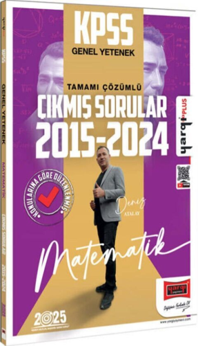 Yargı Yayınları 2025 KPSS Genel Yetenek Matematik 2015-2024 Konularına