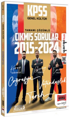 Yargı Yayınları 2025 KPSS Genel Kültür 2015-2024 Konularına Göre Düzen