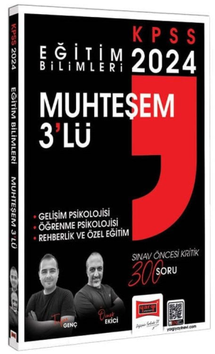 Yargı Yayınları 2024 Eğitim Bilimleri Muhteşem 3'lü Gelişim Psikolojis