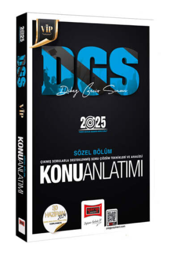 Yargı Yayınları 2025 DGS VİP Sözel Yetenek Konu Anlatımı Komisyon