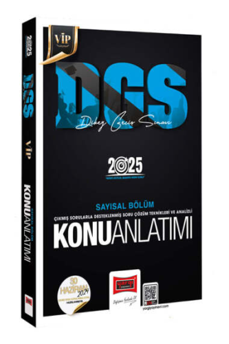 Yargı Yayınları 2025 DGS VİP Sayısal Yetenek Konu Anlatımı Komisyon