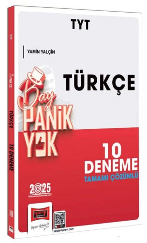 Yargı Yayınları 2025 TYT Tamamı Çözümlü Panik Yok Türkçe 10 Deneme Yam