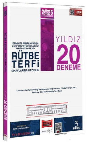 Yargı Yayınları 2025 Rütbe Terfi Sınavlarına Hazırlık Yıldız 20 Deneme