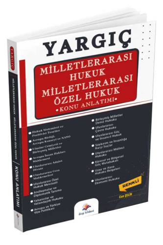 Dizgi Kitap Yayınları Yargıç Milletlerarası Hukuk Milletlerarası Özel 