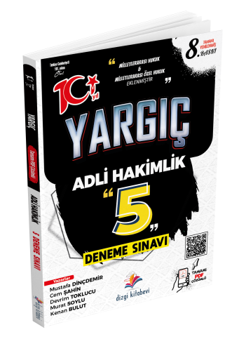 Dizgi Kitap Yayınları 2025 Yargıç Adli Hakimlik Tamamı Yenilenmiş PDF 